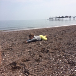 Beach tantrum